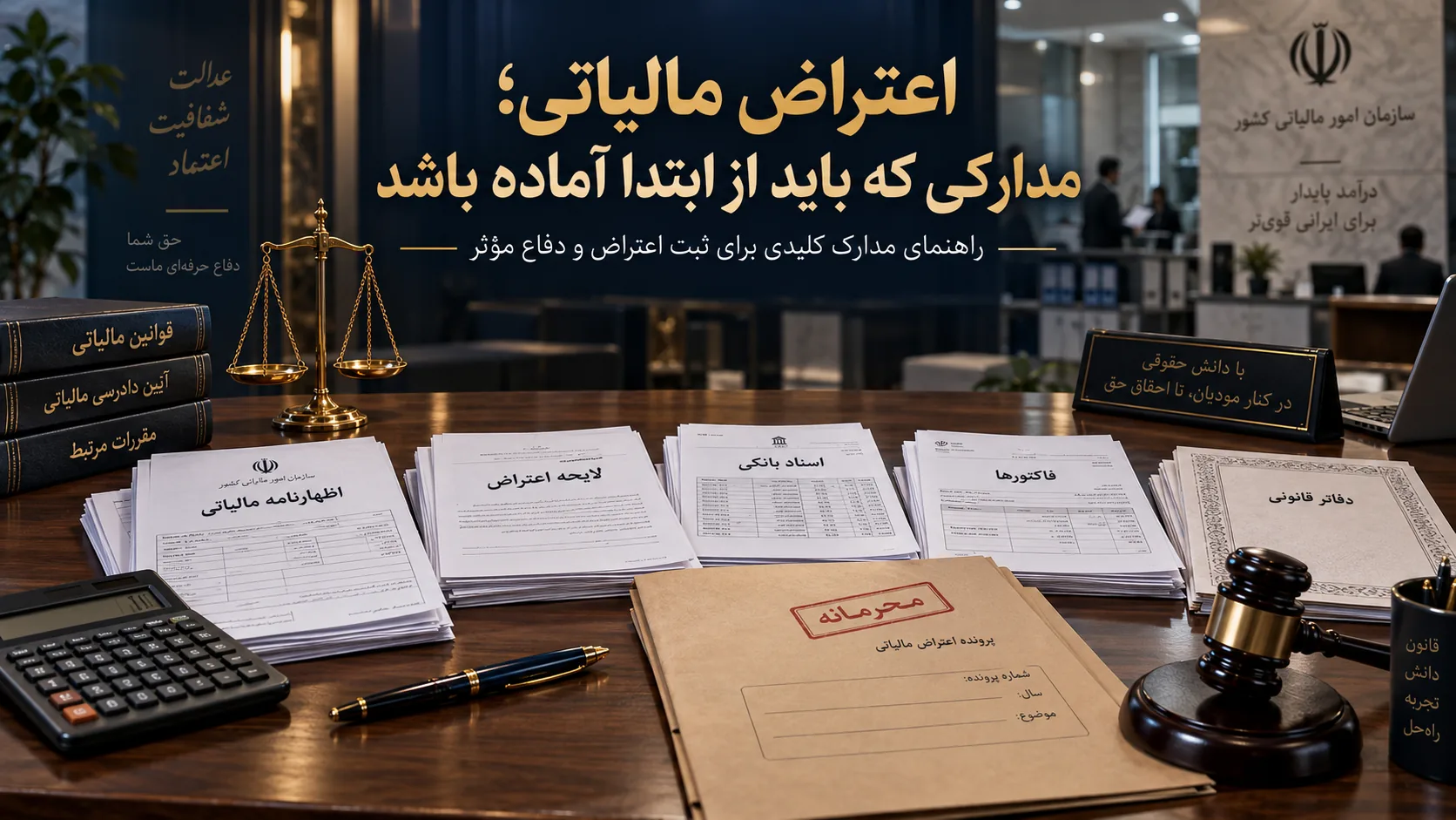 اعتراض مالیاتی؛ مدارکی که باید از ابتدا آماده باشد