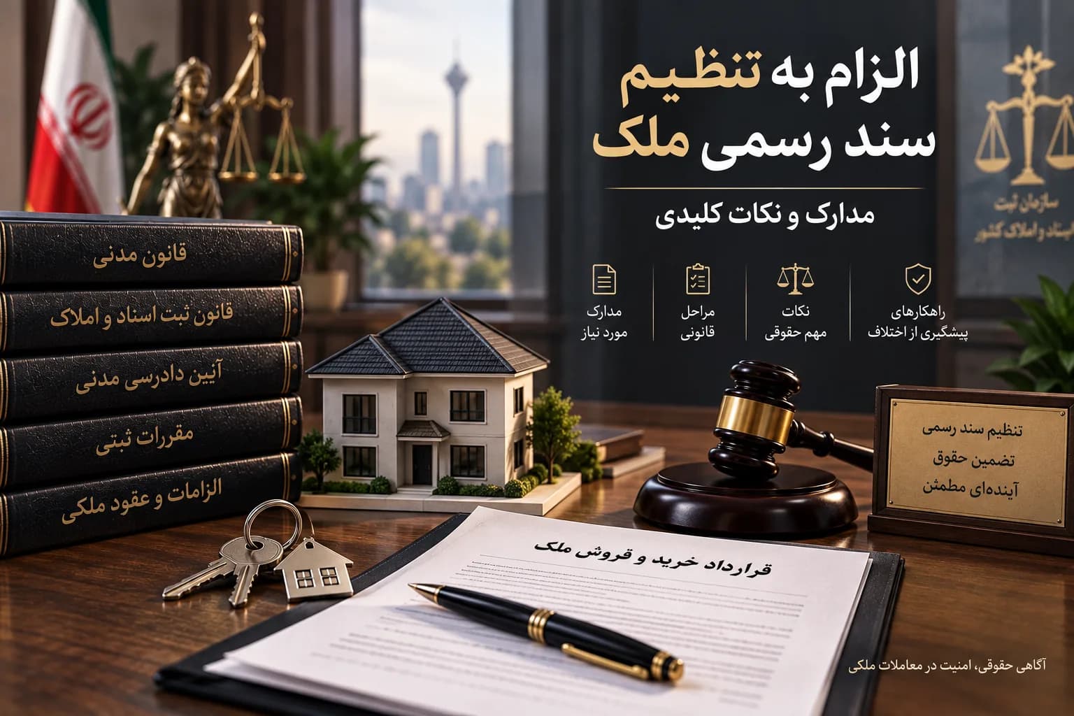 الزام به تنظیم سند رسمی ملک؛ مدارک و نکات کلیدی