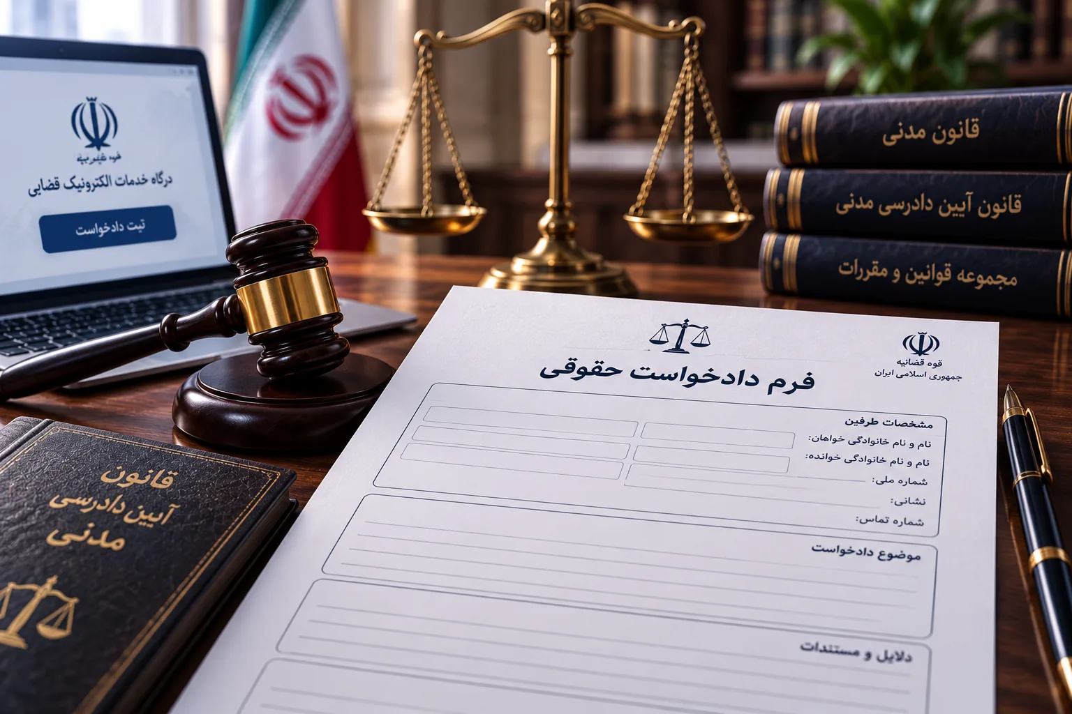 فرم دادخواست حقوقی